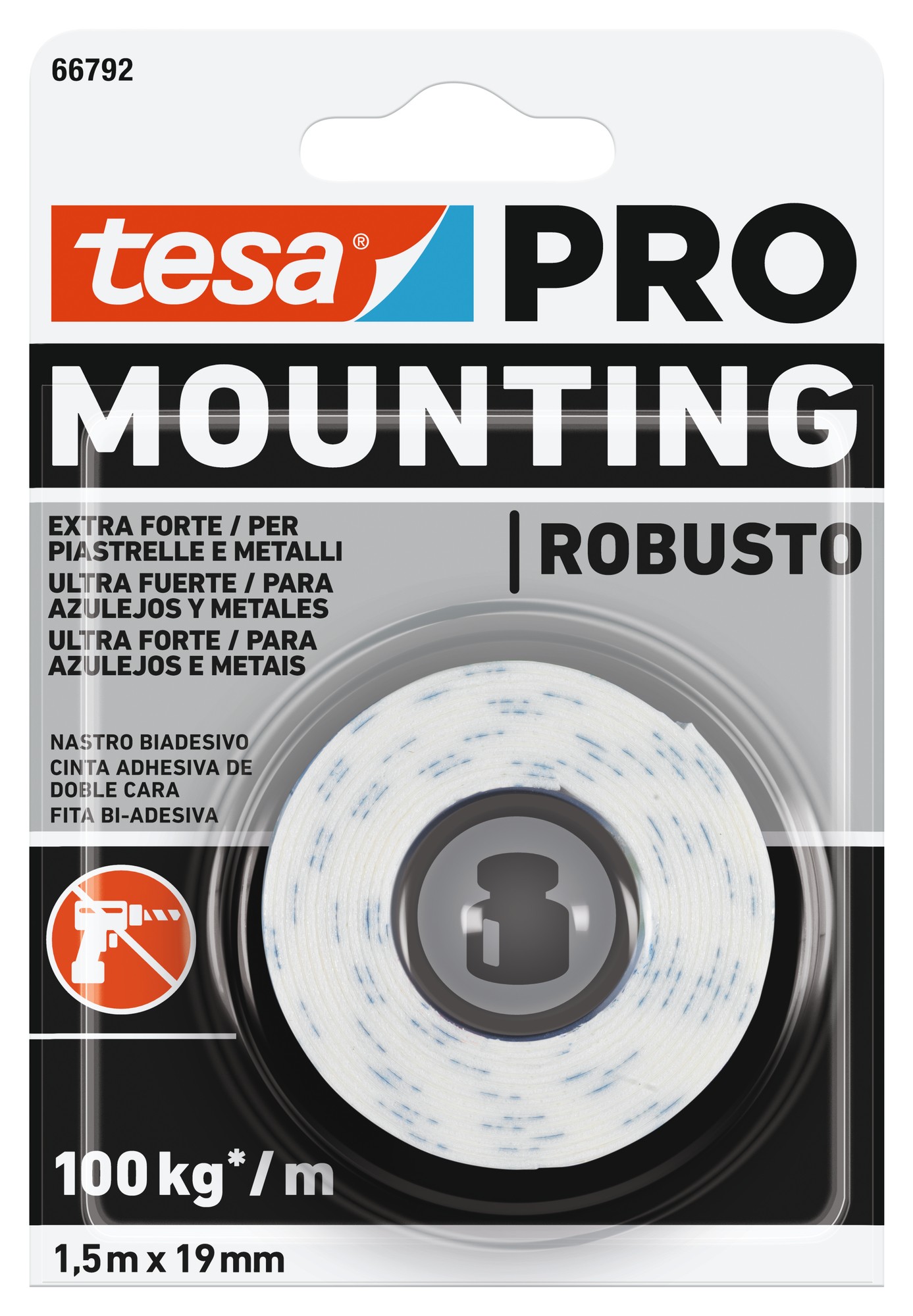 Cinta doble cara Mounting PRO Ultra Strong 1,5mx19mm