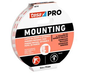 Cinta doble cara Mounting PRO Pared Pintada