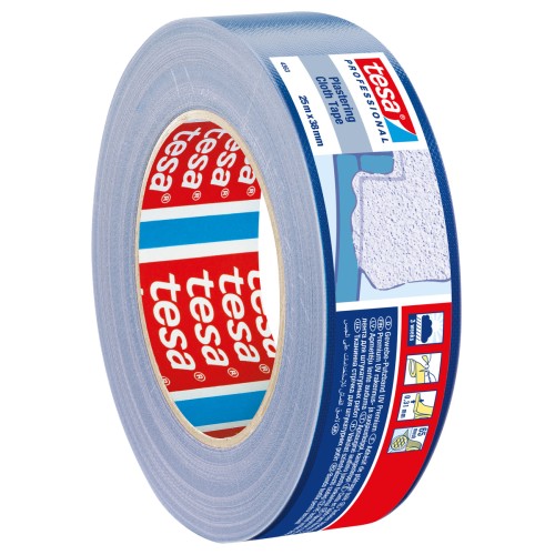 tesa 4363 Cinta de revoco de Tejido, 25m x 38mm