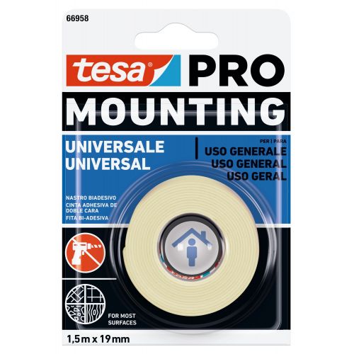 Cinta doble cara Mounting PRO Universal 1,5mx19mm