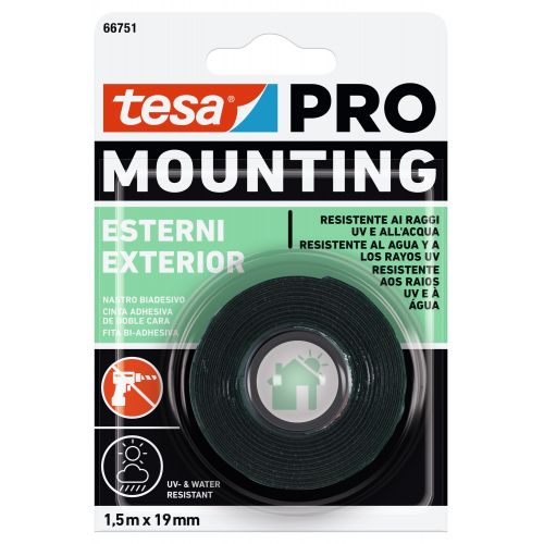 Cinta doble cara Mounting PRO Exterior 1,5mx19mm