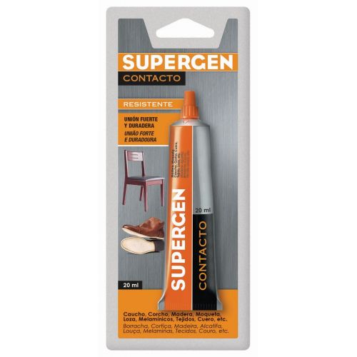 Pegamento de contacto Supergen - Blister - Tubo 20 ml