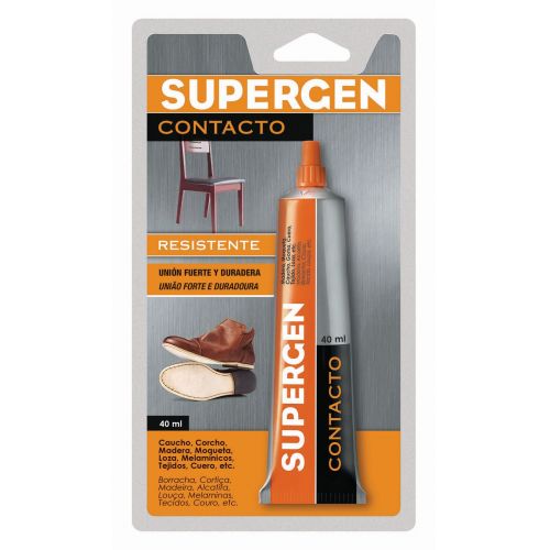 Pegamento de contacto Supergen - Blister - Tubo 40 ml