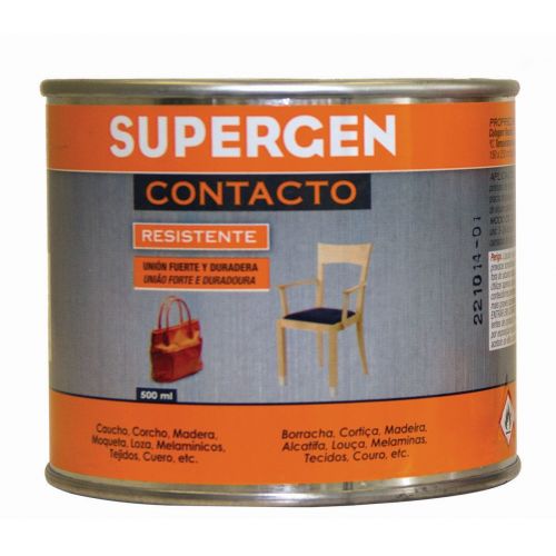 Pegamento de contacto Supergen incoloro - Botes - Bote 1.000 ml