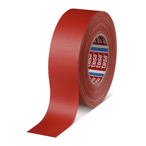 tesaband 4661. Cinta de tejido Extrafuerte 50m x 50mm Rojo