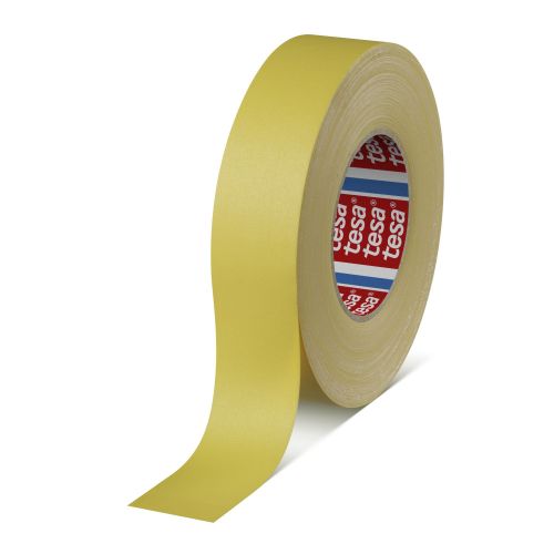 tesaband 4661. Cinta de tejido Extrafuerte 50m x 38mm Amarillo