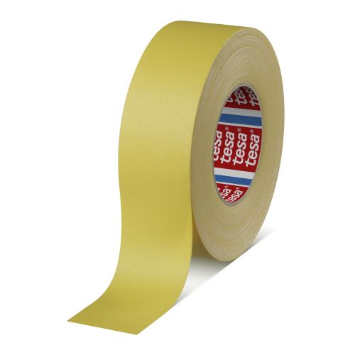 tesaband 4661. Cinta de tejido Extrafuerte 50m x 50mm Amarillo