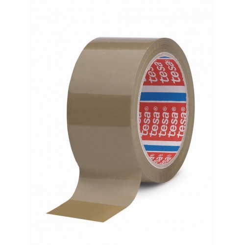 Cinta de embalaje de polipropileno , 66m x 50mm Marrón