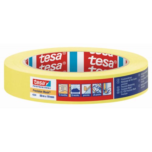 tesa 4334 Precision Mask, 50m x 19mm 