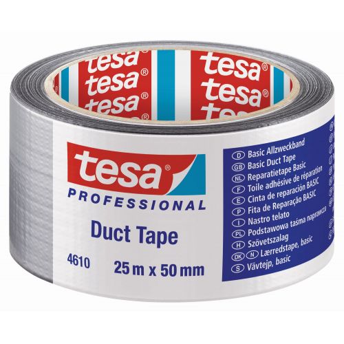 tesa 4610 Cinta Americana Básica 25m x 50mm Gris