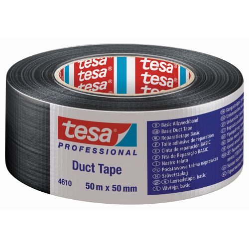 tesa 4610 Cinta Americana Básica 50m X 50mm Negro