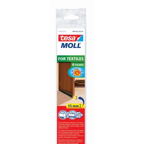 tesa 5403 Barras de PVC TEXTILES suelos ligeramente desiguales o moquetas 1m x 43mm Marrón