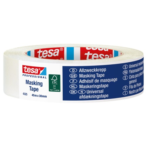 Cinta de pintor tesa 04325, 45m x 30mm