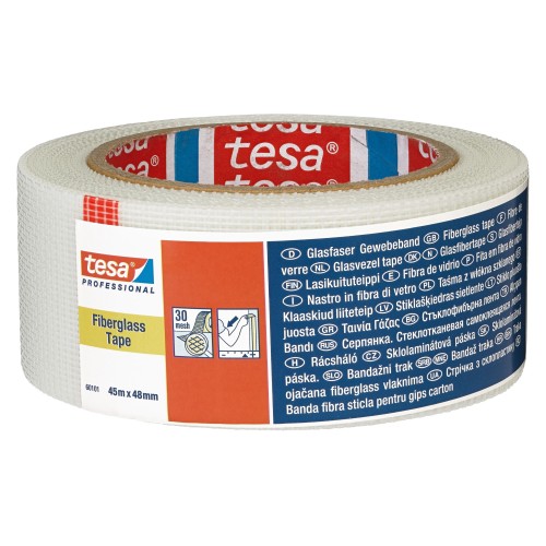 tesa Cintas de Fibra de vidrio 45m x 48mm