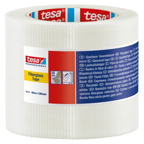 tesa Cinta de Fibra de vidrio 45m x 100mm (formato tesa Profesional)