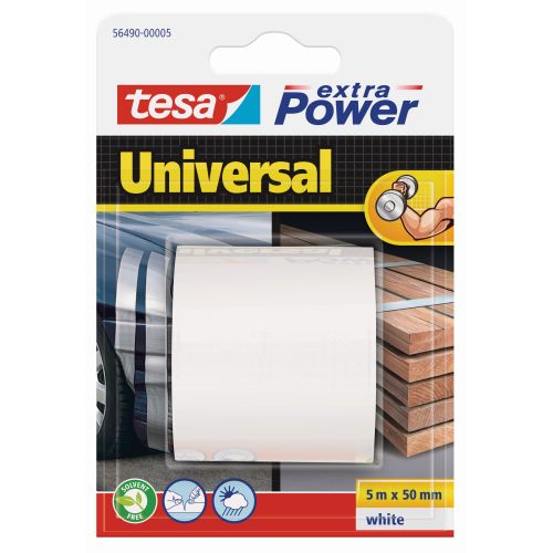 tesa 56490 Extra Power Universal - Blister - 5m 5m x 50mm Blanca