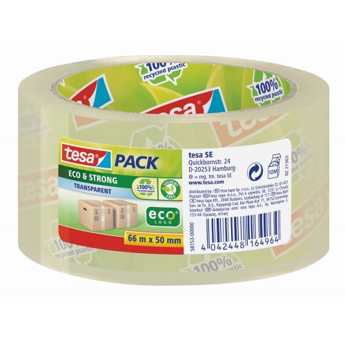 tesa® ecoLogo Embalaje tesapack ecoLogo 66:50 transp.