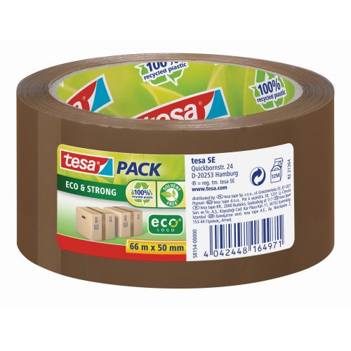 tesa® ecoLogo Embalaje tesapack ecoLogo  66:50 marrón