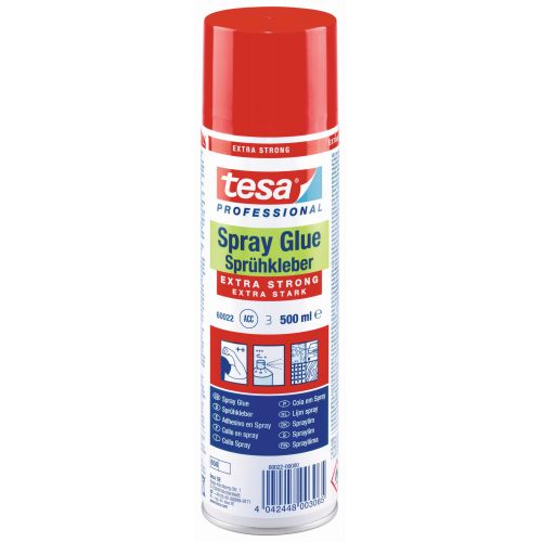 tesa 60022 Adhesivo en Spray Extra Fuerte 500ml