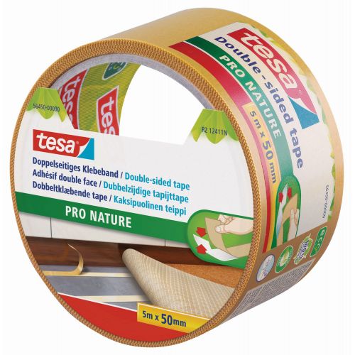 tesa® ecoLogo Doble cara Cinta d/c ECO Universal 5m x 50mm blanco