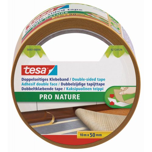 tesa® ecoLogo Doble cara Cinta d/c ECO Universal 10m x 50mm blanco