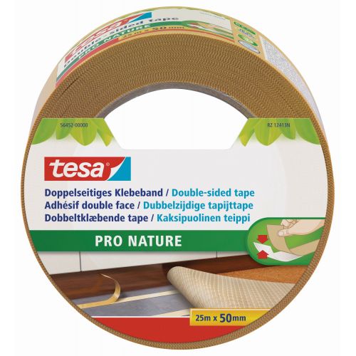 tesa® ecoLogo Doble cara Cinta d/c ECO Universal 25m x 50mm blanco