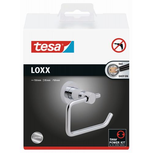 tesa Loxx Soporte de papel wc sin tapa (Kit recambio BK20-1)