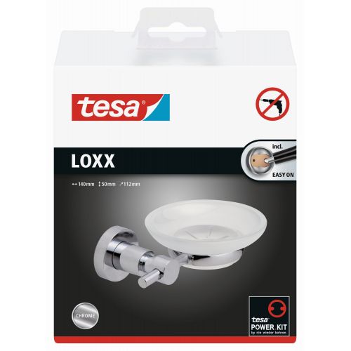 tesa Loxx Dispensador de jabón cristal (Kit recambio BK20-1)