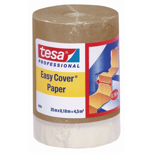 tesa 4364 Easy Cover Papel, 25m x 180mm