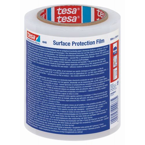 tesa 4848 Film de Protección Exteriores  100m x 125mm Transp.