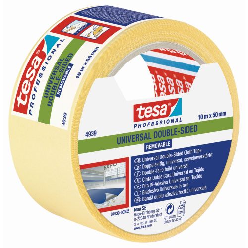 tesa 4939  Doble cara Universal - Removible 10m x 50mm