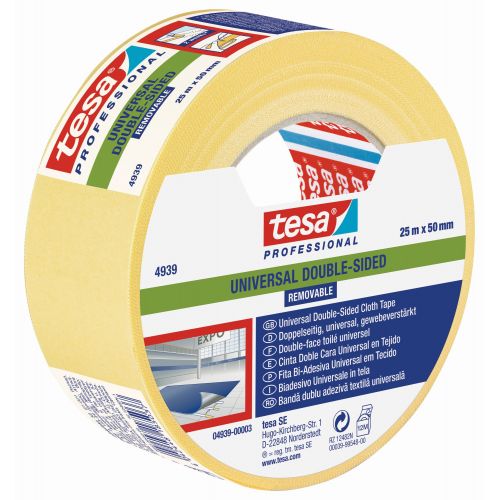 tesa 4939  Doble cara Universal - Removible 25m x 50mm