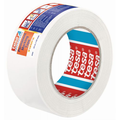 tesa 4169 Cintas Señalización permanente 33m x 50mm Blanca