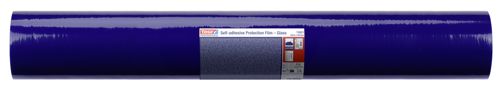 Self-adhesive prot. film - glass 100:750