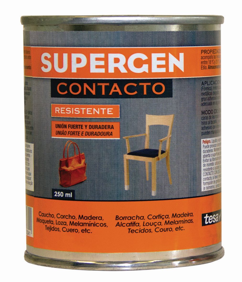 Pegamento de contacto Supergen incoloro - Botes - Bote 500 ml