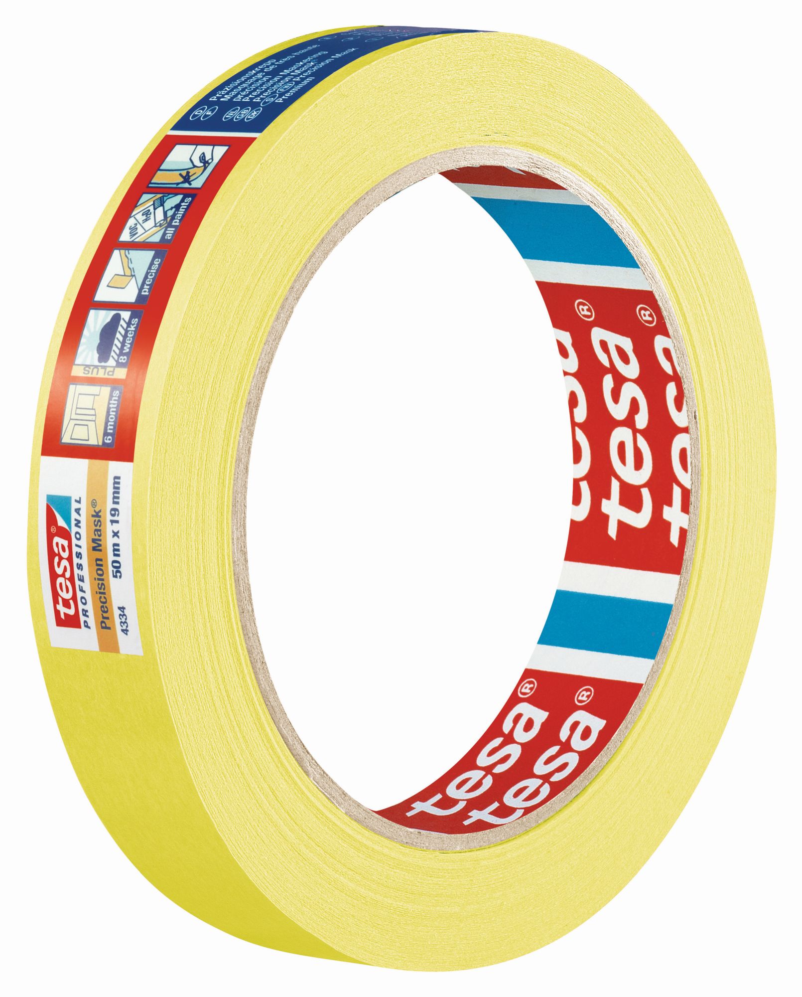 tesa 4334 Precision Mask, 50m x 19mm 