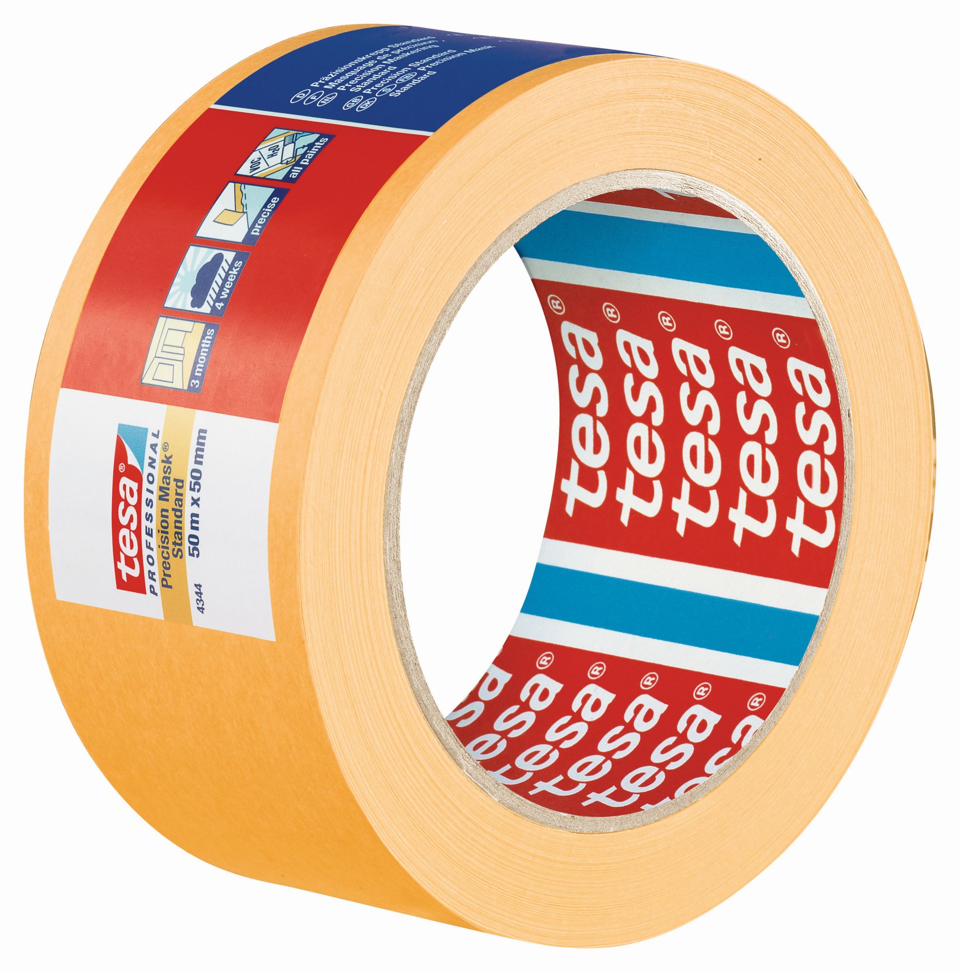 tesa 4344 Precision Mask Standard, 50m x 50mm 