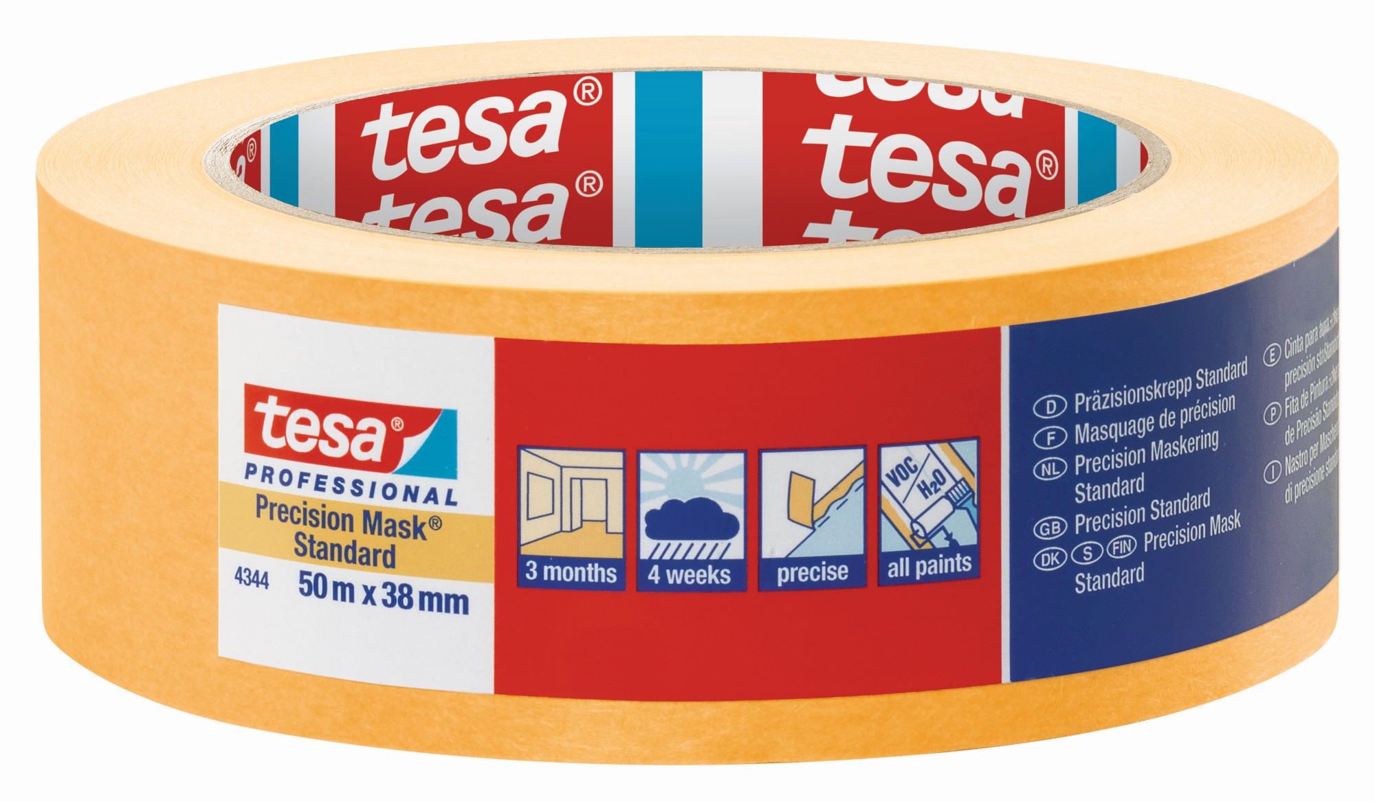 tesa 4344 Precision Mask Standard, 50m x 38mm