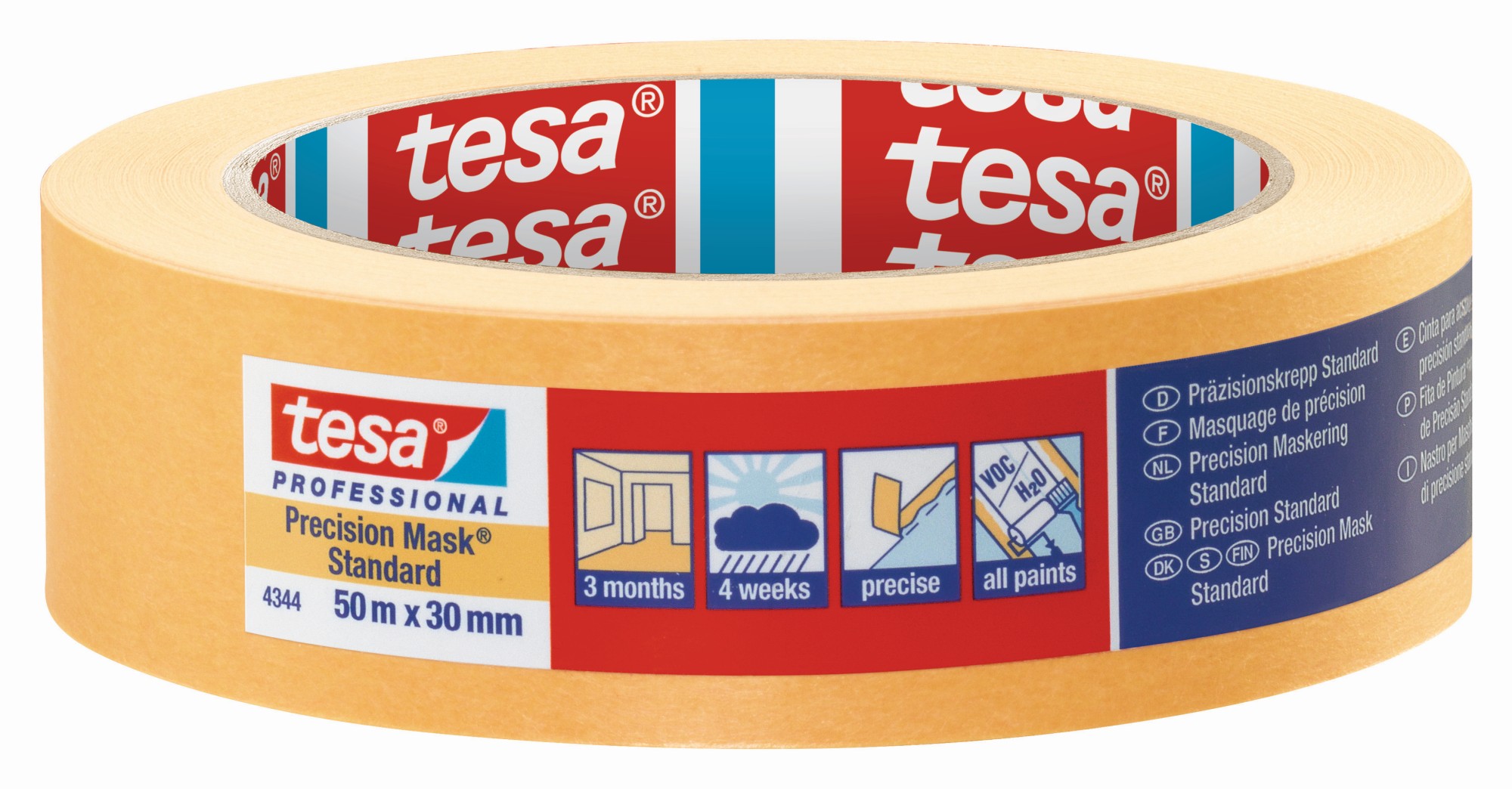 tesa 4344 Precision Mask Standard, 50m x 30mm