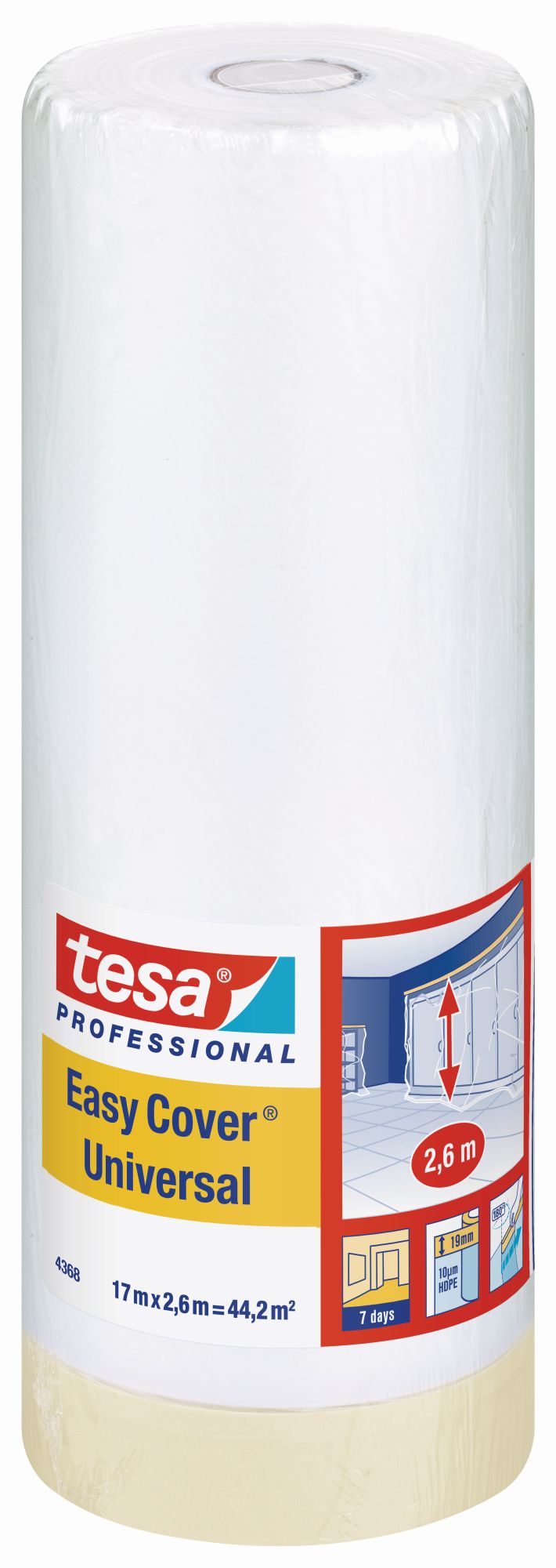 tesa 4368 Easy Cover Universal, 17m x 2600mm