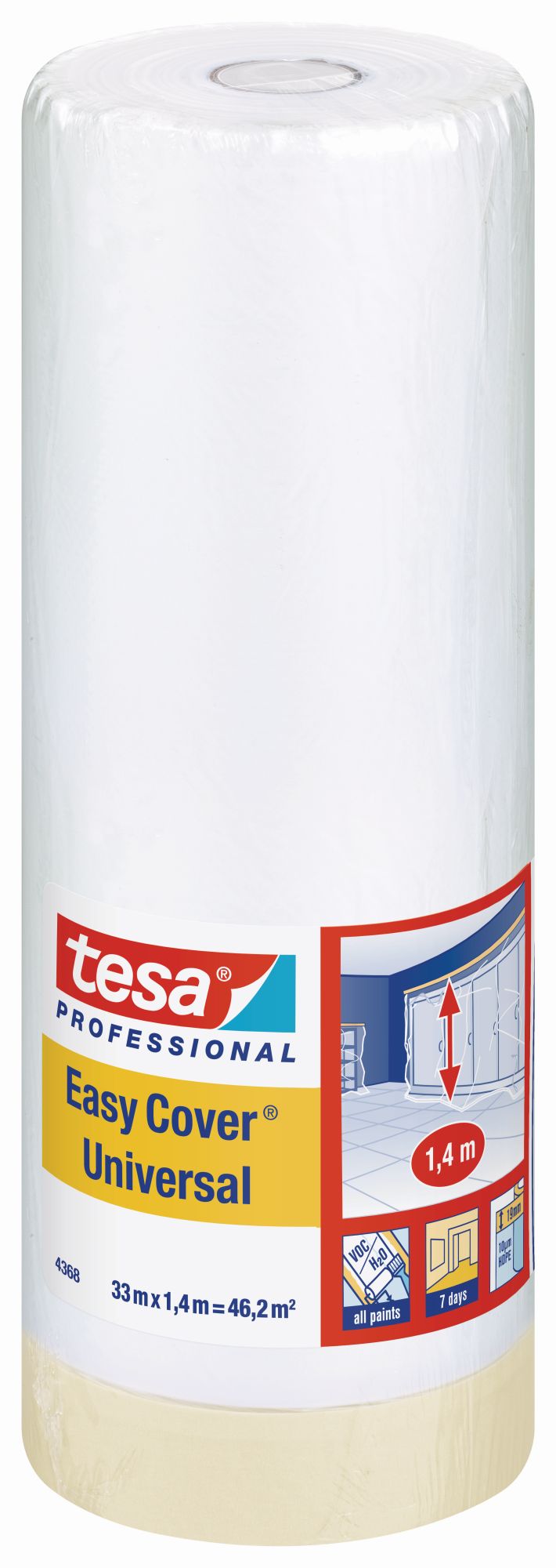tesa 4368 Easy Cover Universal, 33m x 1400mm