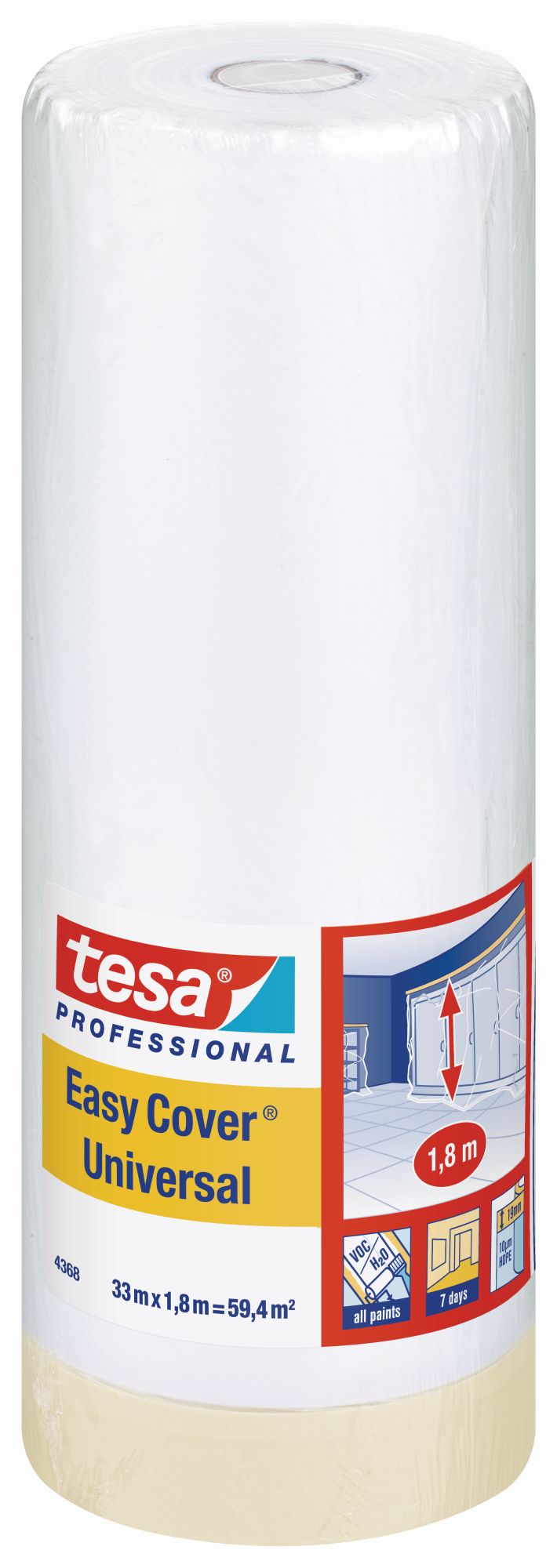 tesa 4368 Easy Cover Universal, 33m x 1800mm