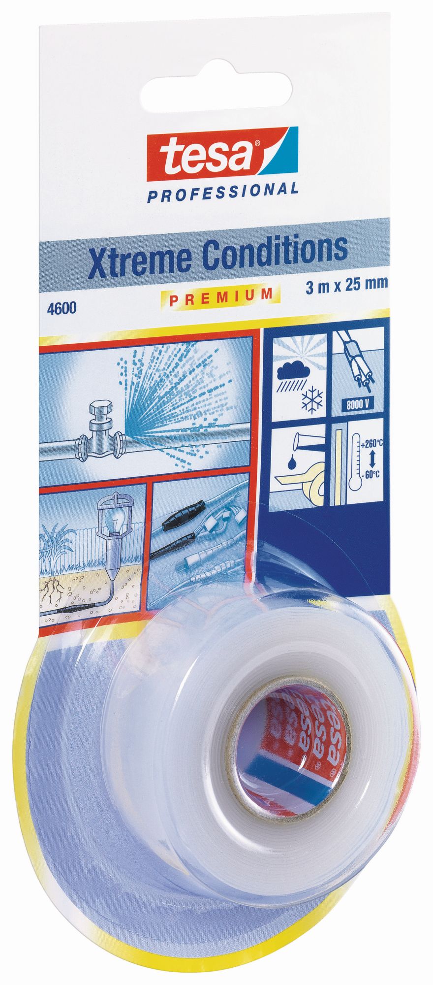 tesa 4600 Xtreme Conditions 3m x 25mm Transp