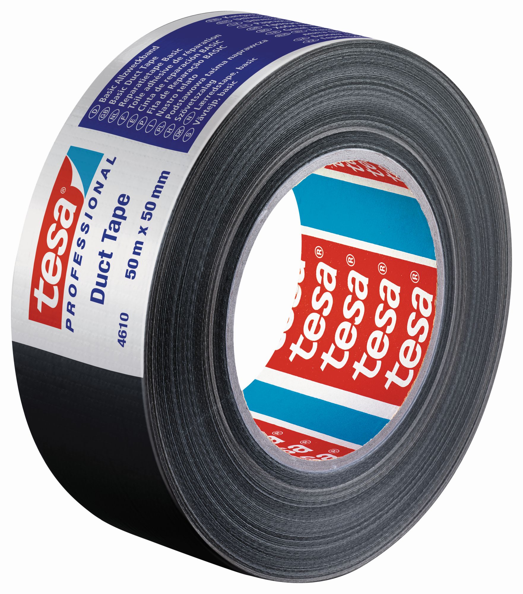 tesa 4610 Cinta Americana Básica 50m X 50mm Negro