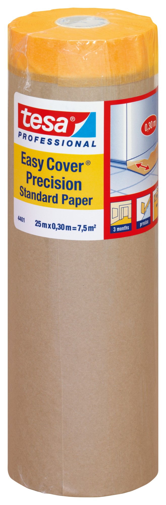 tesa 4401 Easy Cover papel Precision Mask Standard 25X300