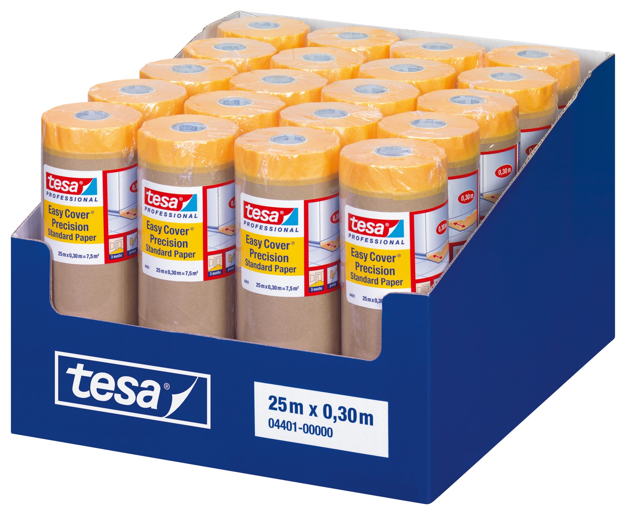 tesa 4401 Easy Cover papel Precision Mask Standard 25X300