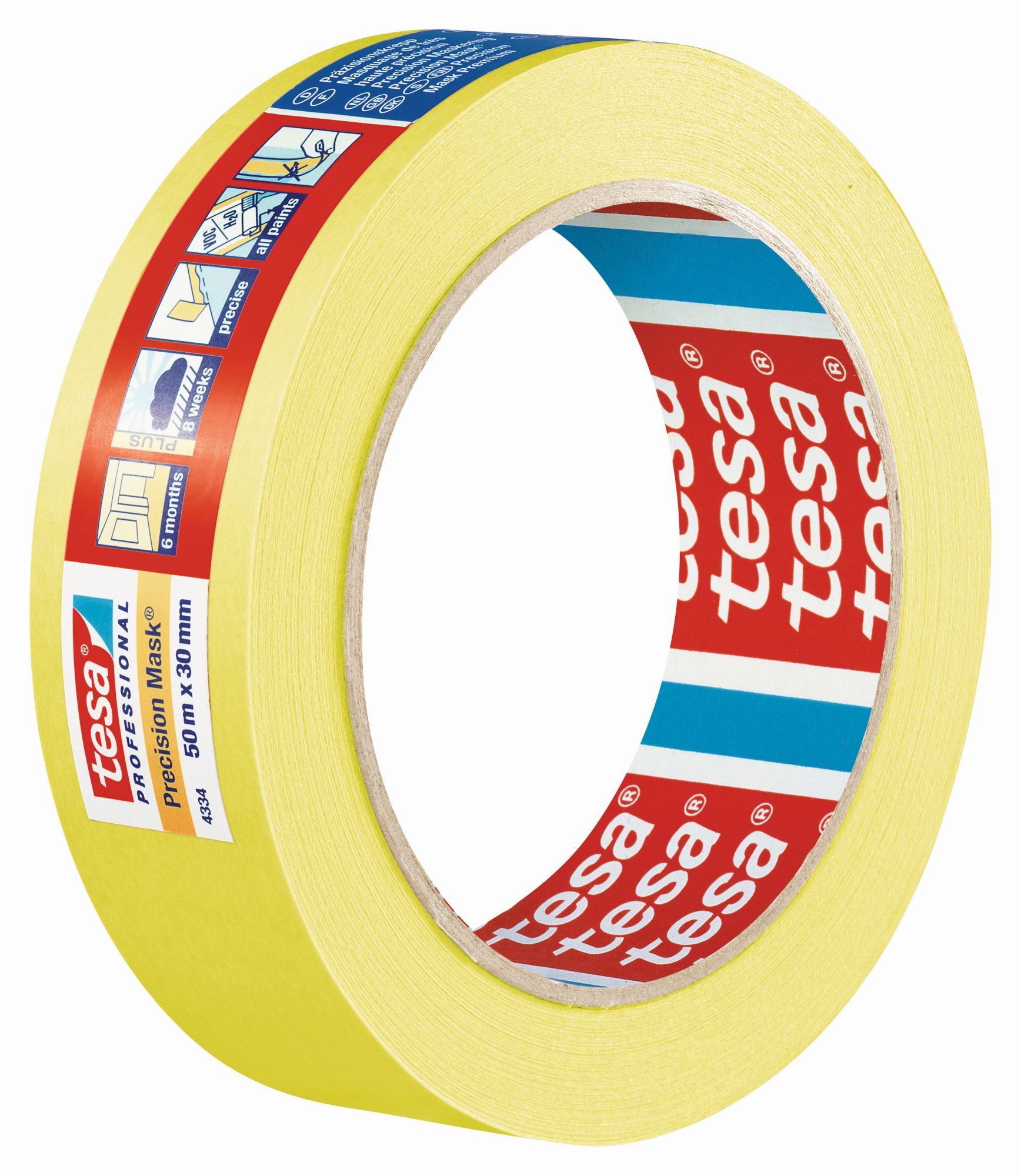 tesa 4334 Precision Mask, 50m x 30mm