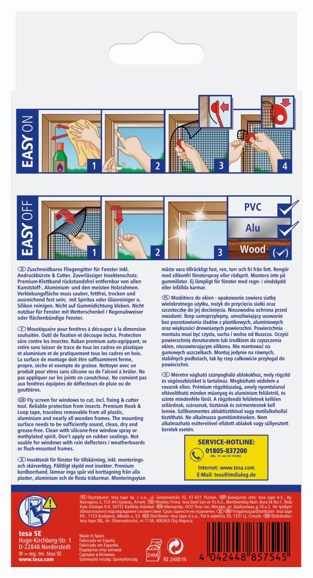 MALLA VENTANA COMFORT 1,3X1,5 BLANCA