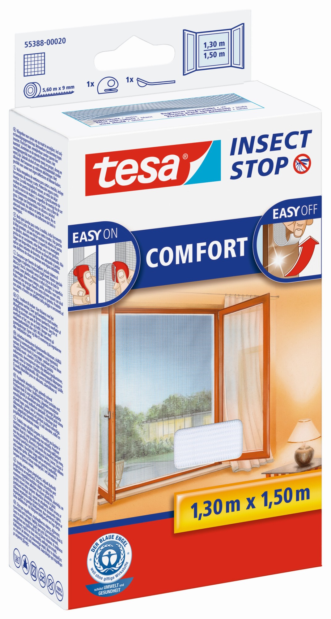 MALLA VENTANA COMFORT 1,3X1,5 BLANCA