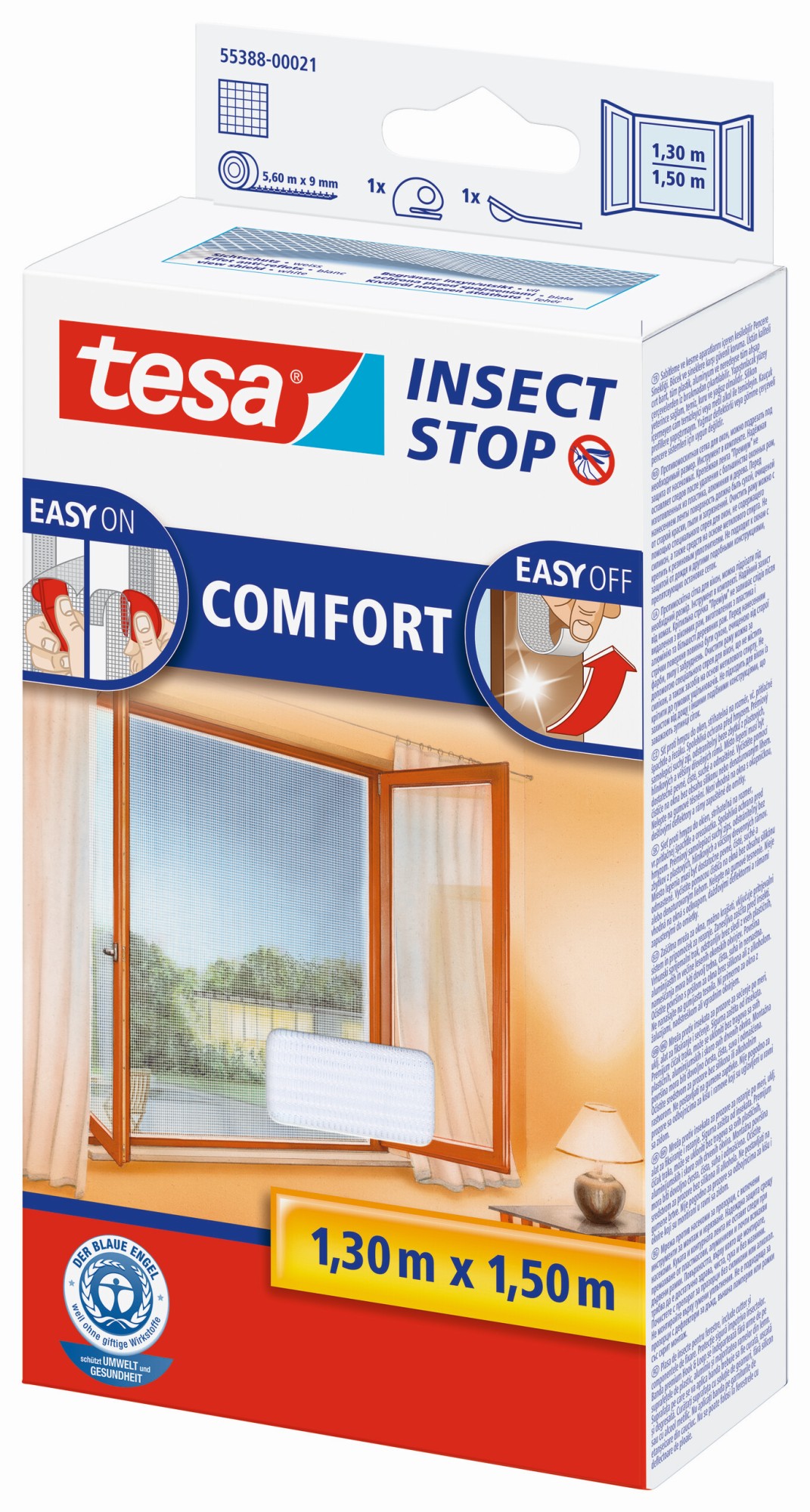 MALLA VENTANA COMFORT 1,3X1,5 BLANCA